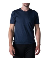T-shirt Milo flammé col v bleu Odyssee coton Pima Anonym Homme vêtement mode cool boutique Strasbourg shop store look