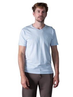 T-shirt Milo col v CIEL manches courtes coton Pima Anonym Homme vêtement mode cool boutique Strasbourg shop store front