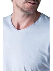 T-shirt Milo col v CIEL manches courtes coton Pima Anonym Homme vêtement mode cool boutique Strasbourg shop store détail