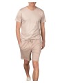 T-shirt Milo Dune col v coton Pima Anonym Homme vêtement mode cool boutique Strasbourg shop store look