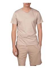 T-shirt Milo Dune col v coton Pima Anonym Homme vêtement mode cool boutique Strasbourg shop store front