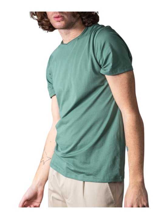 T-shirt Milo vert Forest col v coton Pima Anonym Homme vêtement mode cool boutique Strasbourg shop store front