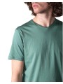 T-shirt Milo vert Forest col v coton Pima Anonym Homme vêtement mode cool boutique Strasbourg shop store look