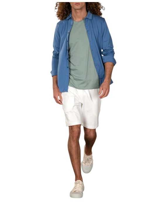 T-shirt Milo TOPAZ col v manches courtes coton Pima Anonym Homme vêtement mode cool boutique Strasbourg shop store look
