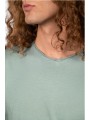 T-shirt Milo TOPAZ col v manches courtes coton Pima Anonym Homme vêtement mode cool boutique Strasbourg shop store détail