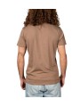 T-shirt Milo capuccino col v coton pima Anonym homme vêtement mode cool boutique Strasbourg shop store dos
