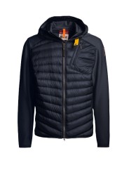 Doudoune Nolan navy manches nid d'abeille capuche Parajumpers Homme 26SMPMHYWU02P05 0316 1 boutique Strasbourg vêtement shop