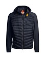 Doudoune Nolan navy manches nid d'abeille capuche Parajumpers Homme 26SMPMHYWU02P05 0316 1 boutique Strasbourg vêtement shop
