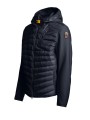 Doudoune Nolan navy manches nid d'abeille capuche Parajumpers Homme 26SMPMHYWU02P05 0316 1 boutique Strasbourg vêtement shop 2