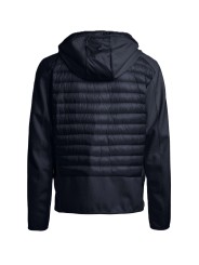 Doudoune Nolan navy manches nid d'abeille capuche Parajumpers Homme 26SMPMHYWU02P05 0316 1 boutique Strasbourg vêtement shop 3