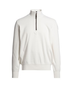 Pull col camionneur Scoe écru Parajumpers PJS Homme 26WMPMKNKC06P14 0132 boutique Strasbourg vêtement shop front