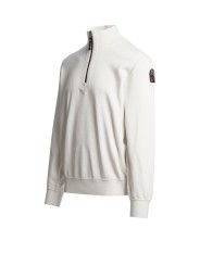 Pull col camionneur Scoe écru Parajumpers PJS Homme 26WMPMKNKC06P14 0132 boutique Strasbourg vêtement shop profil