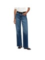 Jeans droit Stovepipe taille haute toile souple denim délavé 7 For All Mankind 7U4N0120 3NP boutique Strasbourg vêtement shop lo