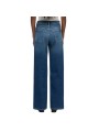 Jeans droit Stovepipe taille haute toile souple denim délavé 7 For All Mankind 7U4N0120 3NP boutique Strasbourg vêtement shop