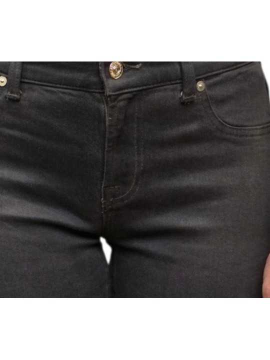 Jeans Calie droit ajusté toile enduite choco vintage Coating Brown 7 For All Mankind 7UC90H42 Seven boutique Strasbourg shop 3