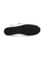 SNEAKERS PARIS CUIR BLANC SPOILER ROUGE PRLU V038 PHILIPPE MODEL HOMME baskets boutique Strasbourg shop store online UNDER