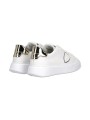 Baskets Temple cuir blanc spoiler or Philippe Model Femme BTLD VM04 sneaker boutique Strasbourg mode store shop back