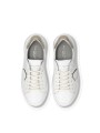 Baskets Temple cuir blanc spoiler or Philippe Model Femme BTLD VM04 sneaker boutique Strasbourg mode store shop over