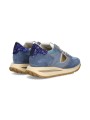 Baskets Tropez Haute bleu denim Philippe Model Femme TKLD DD01 sneaker boutique Strasbourg mode store shop arr