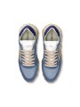 Baskets Tropez Haute bleu denim Philippe Model Femme TKLD DD01 sneaker boutique Strasbourg mode store shop over