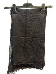CHECH FOLLO MEGA 140 200 SOIE CACHEMIRE NOIR RP02F 5460 SCAR 09 RICK OWENS