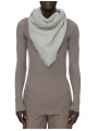 CHECH FOLLO MEGA 140 200 SOIE CACHEMIRE DARK PEARL RP02F 5460 SCAR 48 RICK OWENS