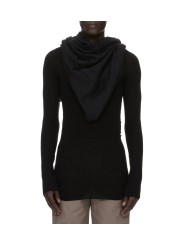 CHECHE FOLLO MEGA 140 200 SOIE CACHEMIRE NOIR RP02F 5460 SCAR 09 RICK OWENS