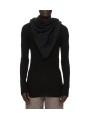 CHECHE FOLLO MEGA 140 200 SOIE CACHEMIRE NOIR RP02F 5460 SCAR 09 RICK OWENS