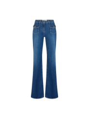 JEANS PATTE D EPH POCHES PLAQUEES BRUT DELAVE PJ18N 06372 139 Elisabetta Franchi Strasbourg focus