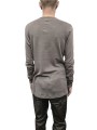 TSHIRT LEVEL S JERSEY EPAIS DUST RU02F 4266 JDC 34 RICK OWENS HOMME dos