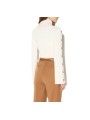 Pull marin écru burro boutons manche Elisabetta Franchi femme MK03S 000101 193 boutique Strasbourg vêtement mode shop store dos