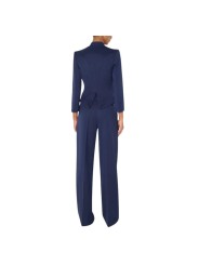 VESTE SPENCER OFFICIER NAVY GI249 6326 B75 Elisabetta Franchi jacket Strasbourg vêtement mode shop store dos