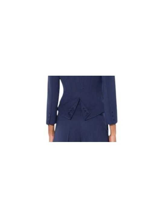 VESTE SPENCER OFFICIER NAVY GI249 6326 B75 Elisabetta Franchi jacket Strasbourg vêtement mode shop store détail