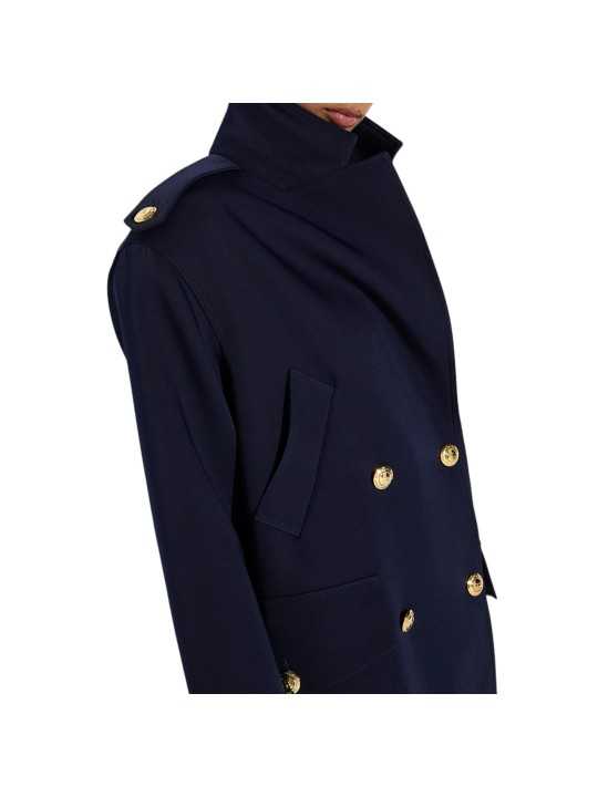 CABAN TECH MARIN BLACK NAVY BOUTON DORE CP007 6388 H88 Strasbourg créateur Concept Store vêtement mode shop zoom