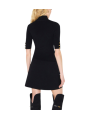 ROBE NOIRE COURTE MAILLE POCHES PLAQUEES AM04S 000101 110 ELISABETTA FRANCHI Strasbourg vêtement shop mode concept store back