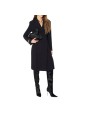 MANTEAU NOIR COUTURE LONG PINCES DOS CP004 66E1 6387 110 ELISABETTA FRANCHI Strasbourg vêtement mode store boutique look