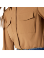 CHEMISE COTON STRETCH CAMEL DAINO CA174 6391 A16 Elisabetta Franchi Strasbourg vêtement boutique mode shop concept store détail