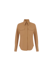 CHEMISE COTON STRETCH CAMEL DAINO CA174 6391 A16 Elisabetta Franchi Strasbourg vêtement boutique mode shop concept store flat