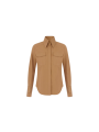CHEMISE COTON STRETCH CAMEL DAINO CA174 6391 A16 Elisabetta Franchi Strasbourg vêtement boutique mode shop concept store flat