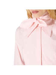 CHEMISIER COTON ROSE COL NOUED CA162 6391 FL2 Elisabetta Franchi Strasbourg vêtement boutique mode shop concept store détail