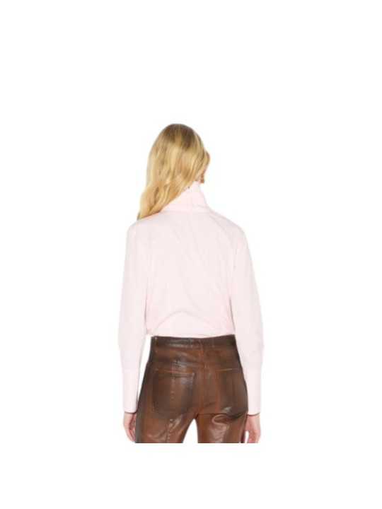 CHEMISIER COTON ROSE COL NOUED CA162 6391 FL2 Elisabetta Franchi Strasbourg vêtement boutique mode shop concept store dos