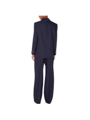 VESTE TAILLEUR LOOSE NAVY RAYE ROUGE BOUTON BLASON ROUGE GI247 6382 F09 Strasbourg vêtement boutique mode concept store shop loo