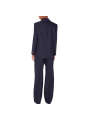VESTE TAILLEUR LOOSE NAVY RAYE ROUGE BOUTON BLASON ROUGE GI247 6382 F09 Strasbourg vêtement boutique mode concept store shop loo