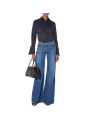 JEANS PATTE D EPH POCHES PLAQUEES BRUT DELAVE PJ18N 06372 139 Elisabetta Franchi Strasbourg vêtement mode boutique concept store