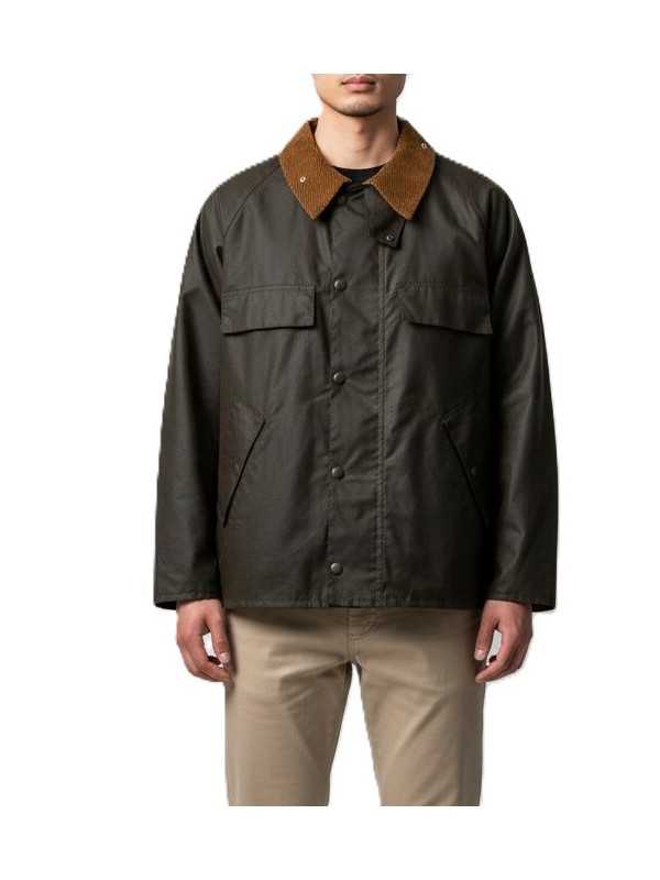 BLOUSON TRANSPORT BRUN RUSTIC MWX 2569 BR91 BARBOUR HOMME VESTE BOUTIQUE STRASBOURG SHOP front