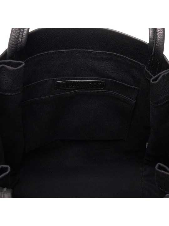 CABAS NOIR SOUFFLET CUIR GRAINE NOIR JOSEPH 4327 CLARIS VIROT boutique Strasbourg concept store bag shop in