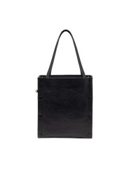 CABAS NOIR SOUFFLET CUIR GRAINE NOIR JOSEPH 4327 CLARIS VIROT boutique Strasbourg concept store bag shop front