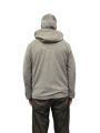 VESTE COL OFF CAPUCHE AMOVIBLE FLANELLE GREIGE CHINE B0 15120 1210 8013 BALDESSARINI homme boutique Strasbourg vêtement mode ba