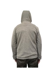 VESTE COL OFF CAPUCHE AMOVIBLE FLANELLE GREIGE CHINE B0 15120 1210 8013 BALDESSARINI homme boutique Strasbourg vêtement mode do