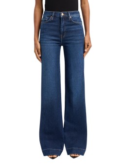 JEANS MODERN DOJO LARGE REVER BAS DENIM BRUT DELAVE BLUE WIBE 7U330A91 Denim Strasbourg profil